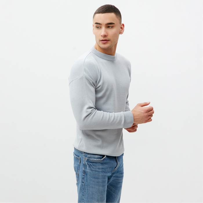 Джемпер мужской MINAKU: Casual Collection цвет графит, р-р 50 Джемпер мужской MINAKU: Casual Collection цвет графит, р-р 50