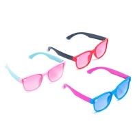 Очки солнцезащитные детские OneSun, uv 350, линза 4.5 х 5 см, ширина 13 см, дужка 13.5 см, микс Очки солнцезащитные детские OneSun, uv 350, линза 4.5 х 5 см, ширина 13 см, дужка 13.5 см, микс