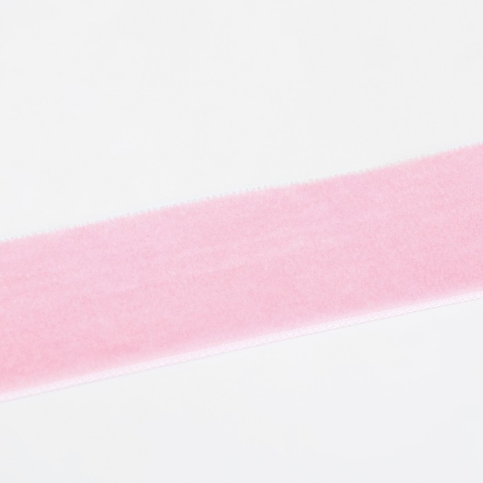 Лента бархатная, 25 мм, 18 ± 1 м, цвет розовый №02 Лента бархатная, 25 мм, 18 ± 1 м, цвет розовый №02