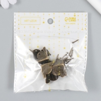 Уголок металл "Треугольник" набор 10 шт+гвозд. бронза 1,8х1,8 см Уголок металл "Треугольник" набор 10 шт+гвозд. бронза 1,8х1,8 см