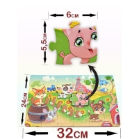 Пазл «Ферма», 30 элементов Пазл «Ферма», 30 элементов