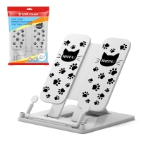 Подставка для книг пластик, ErichKrause, Meow, белый Подставка для книг пластик, ErichKrause, Meow, белый