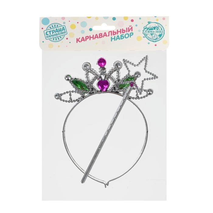 Карнавальный набор &laquo;Феи&raquo;, 2 предмета: жезл, ободок