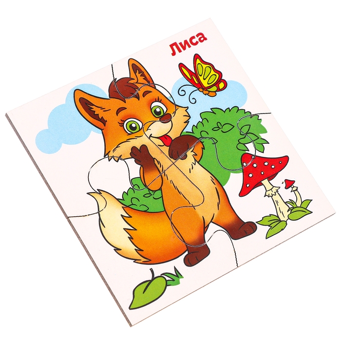 Развивающие пазлы из дерева &laquo;Лесные животные&raquo;