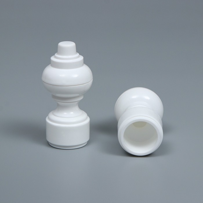 Карниз металлический настенный однорядный, ширина 200 см, цвет белый