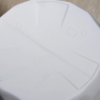 Кашпо для цветов со вставкой «Мозаика», 19,5 л (9 л), цвет белый Кашпо для цветов со вставкой «Мозаика», 19,5 л (9 л), цвет белый