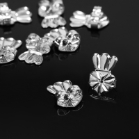 Заглушки для сережек, швенз, пусет металлические поддреживающие (набор 5 пар), цвет серебро Заглушки для сережек, швенз, пусет металлические поддреживающие (набор 5 пар), цвет серебро