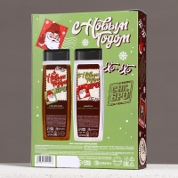 Подарочный набор косметики &laquo;С Новым Годом!&raquo;, гель для душа и шампунь для волос, 2 х 250 мл, ЧИСТОЕ СЧАСТЬЕ