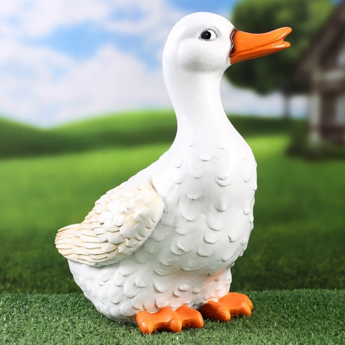 Садовая фигура Садовая фигура "Гусыня" 27х15х29см