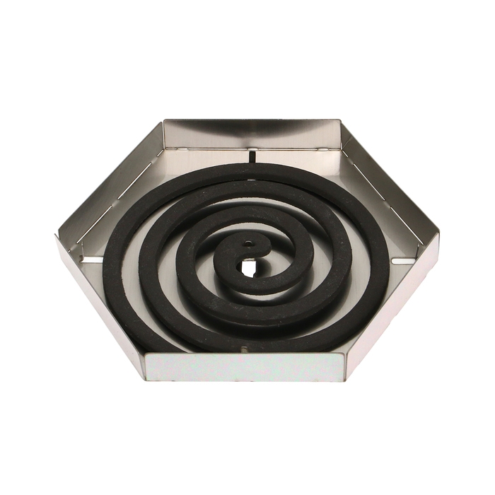 Подставка под спирали от комаров и благовоний, с крышкой, металл, &laquo;Охотник&raquo;, Greengo