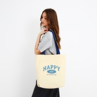 Шопер Happy girl, 40х12х38, цвет бежевый