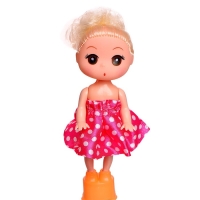 Мыльные пузыри &laquo;Кукла&raquo;, тёмная, 2,5 &times; 2,5 &times; 19,5 см