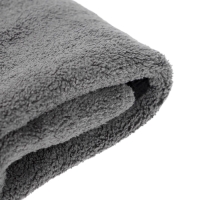 Тряпка для мытья авто, CARTAGE, микрофибра, 800 г/м&sup2;, 30&times;40 cм, розово-серая