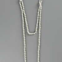 Карнавальный набор "Гэтсби" туника, боа, бусы, перчатки, цвет розовый р-р 46-48