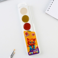 Акварельные краски 6 цветов в пластиковой коробке, без кисти &laquo;1 сентября&raquo;