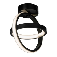 Светильник 2512/2BK LED 12Вт 4000К черный 20х21 см BayerLux