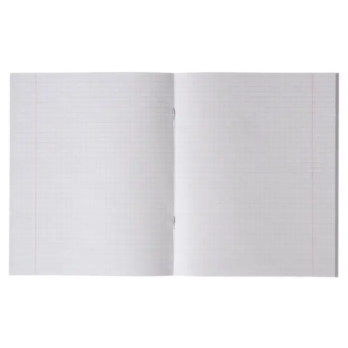 Тетрадь 48 листов в клетку Calligrata &laquo;Листья&raquo;, обложка мелованная бумага, серые листы, МИКС