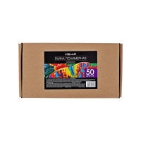 Набор глина полимерная запекаемая, 50 цветов по 20 г, с аксессуарами, в гофрокоробе