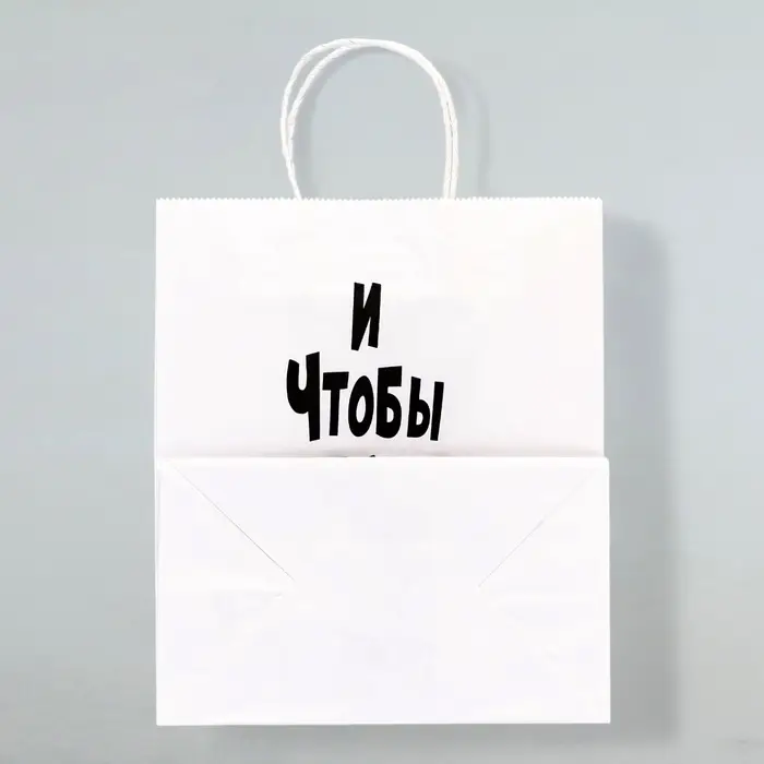 Пакет подарочный с приколами &laquo;И чтобы песок не сыпался&raquo;, 24&times;14&times;28 см