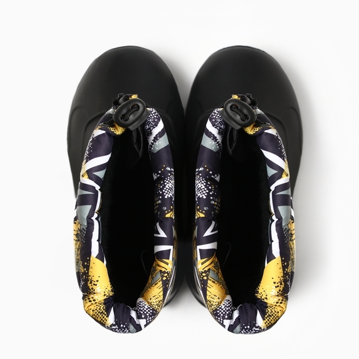 Сапоги зимние детские, цвет черный/надставка МИКС, размер 29/30 Сапоги зимние детские, цвет черный/надставка МИКС, размер 29/30