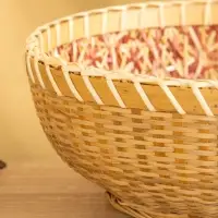 Фруктовница бамбуковая 25 см