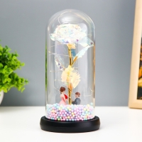 Ночник колба "Влюбленная пара" LED от батареек 3хААА 11х11х22 см RISALUX Ночник колба "Влюбленная пара" LED от батареек 3хААА 11х11х22 см RISALUX