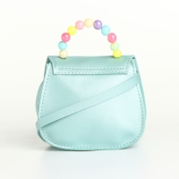 Сумка детская для девочки на клапане &laquo;Выбражулька&raquo;, цвет бирюзовый