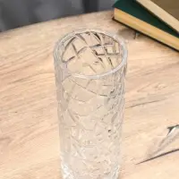 Ваза стекло настольная "Шерри" геометрия, 29х11,5 см, прозрачный