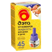 Жидкость от комаров "ДЭТА" 45 ночей, инсект, 30 мл Жидкость от комаров "ДЭТА" 45 ночей, инсект, 30 мл