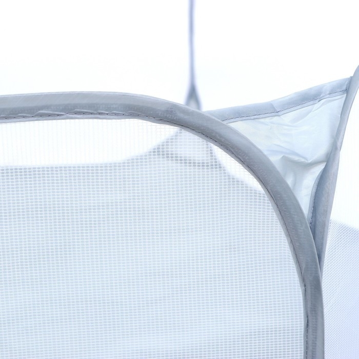 Детский манеж, сухой бассейн для шариков «Серый» 120 × 120 × 38 см Детский манеж, сухой бассейн для шариков «Серый» 120 × 120 × 38 см