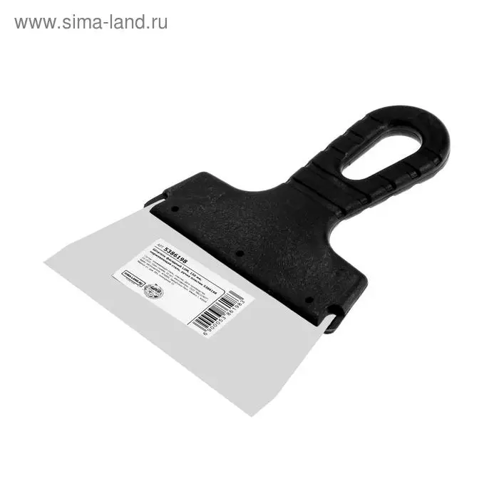 Шпатель фасадный ЛОМ, 150 мм, нержавеющая сталь, пластиковая рукоятка