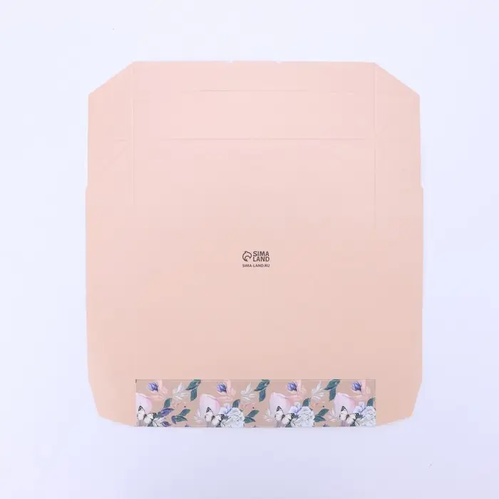 Кондитерская упаковка, коробка с ламинацией &laquo;Ты прекрасна!&raquo;, 20 х 20 х 4 см