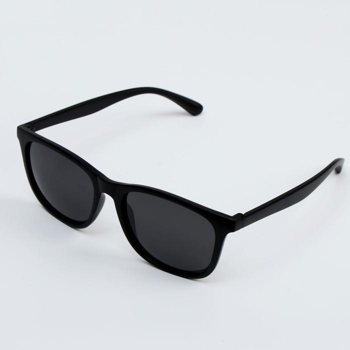 Очки солнцезащитные OneSun, UV 400, дужка 15 см, ширина 15 см, линза 5&times;6 см, чёрные