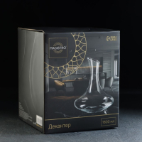 Декантер стеклянный Magistro, 1,8 л, 20×25 см Декантер стеклянный Magistro, 1,8 л, 20×25 см