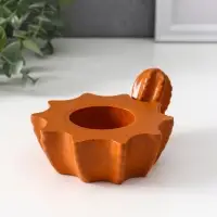 Подсвечник &laquo;Кактус&raquo;, 5.5&times;12.5&times;10 см, красная глина