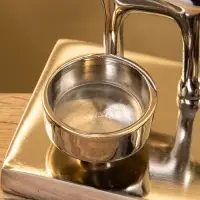 Подсвечник на 4 свечи "Трио оленей" алюминий 30х9х15 см