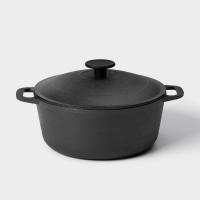 Кастрюля чугунная Wild Kitchen, 3 л, лопатка и губка в комплекте