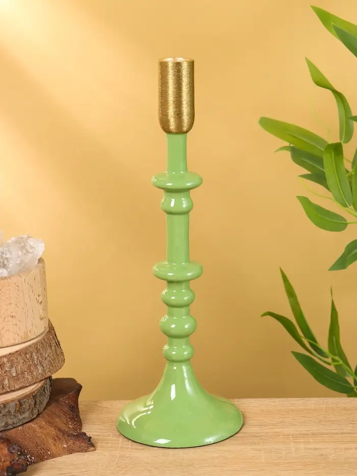 Подсвечник на 1 свечу "Кипарис" 10х10х31 см