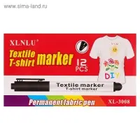 Маркер для ткани, круглый наконечник 2 мм, МИКС