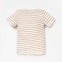 Футболка Крошка, Я BASIC LINE, рост 62-68 см, полоска бежевая