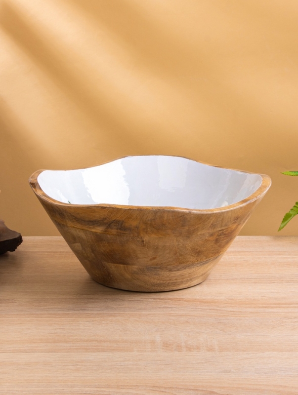 Салатник "Лимоны" дерево манго 29х29х11 см