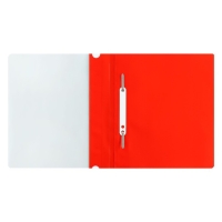 Набор папок-скоросшивателей А5, 5 штук, Calligrata, 180 мкм, с прозрачным верхом, красный