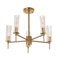 Люстра "Лондон" 5х40Вт Е27 бронза 51х51х41см