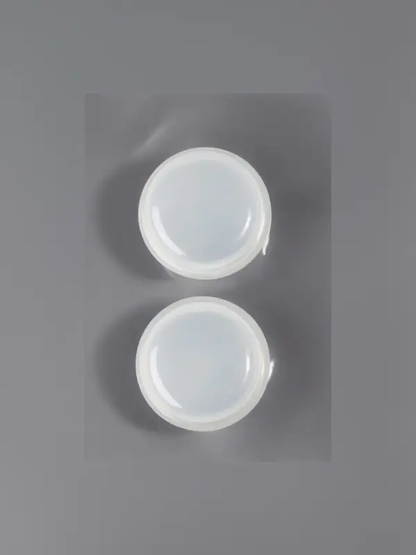 Баночка для хранения, 50 мл, фасовка - 2 шт., белая