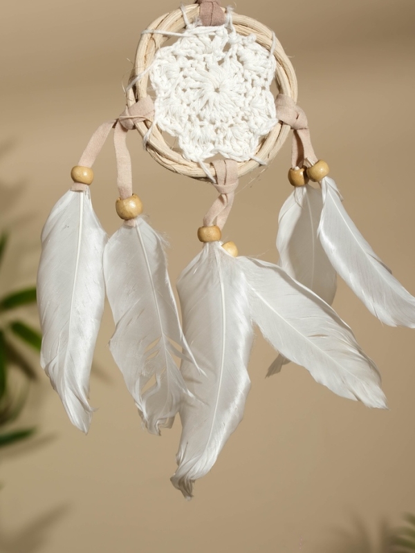 Ловец снов 7х30 см. белый