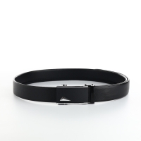 Ремень мужской, ширина 3.5 см, пряжка автомат, цвет чёрный