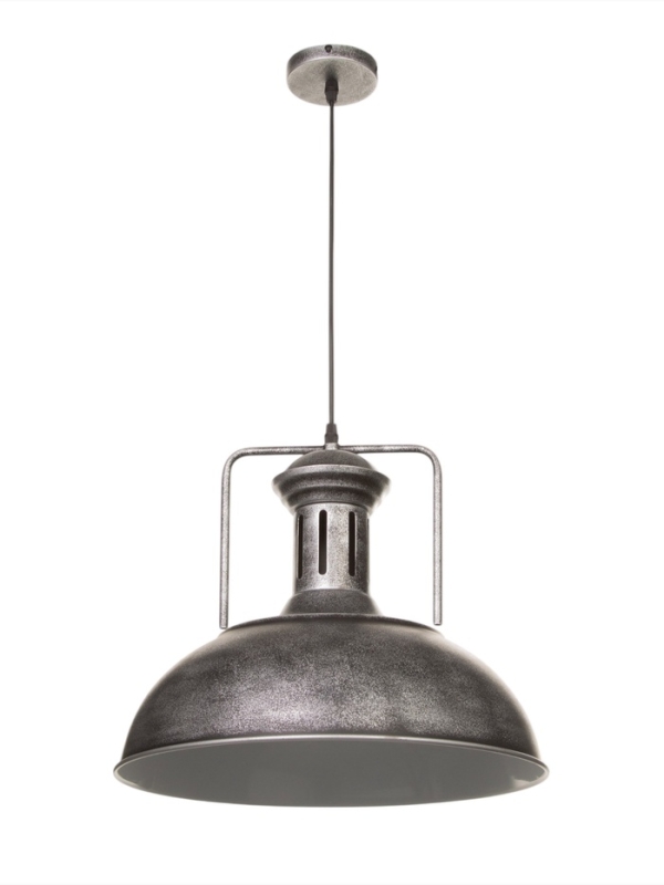 Светильник William 1х40Вт Е27 пр-1м черный/серебро 40х40х35см