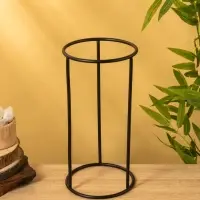 Кашпо на подставке "Золотое руно" железо 15,5х15,5х35,5 см