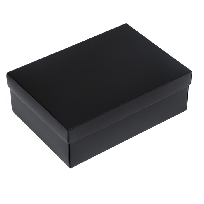 Коробка подарочная складная, упаковка, &laquo;Чёрная&raquo;, 21 х 15 х 7 см