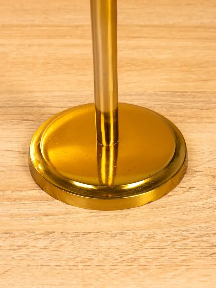 Подсвечник "Пьедестал" 11х11х42,5 см, алюминий, цв. Золото